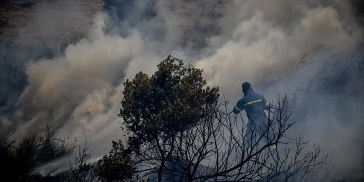 Αμφιλοχία: Πυρκαγιά στην περιοχή Σταθά